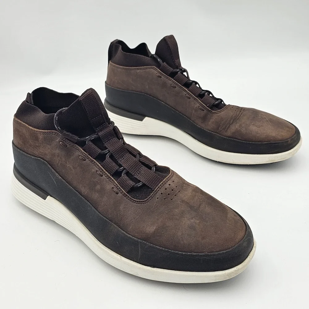 Wolf & Shepherd Crossover Mid WTZ  Brown Lace Up Tie Shoes Mens Size 11.5
